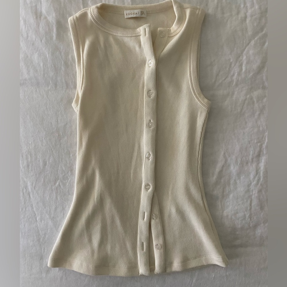Kookai White tank top